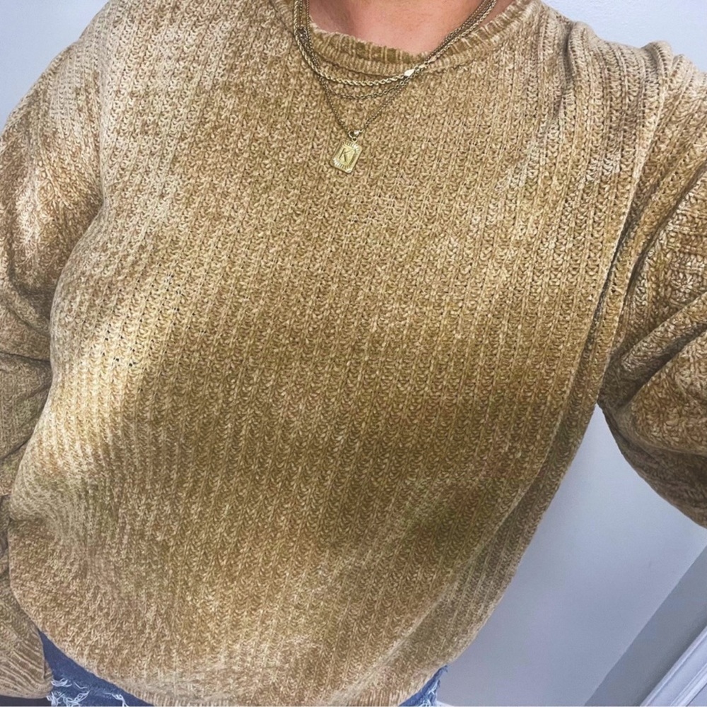 Vintage Granolacore Baggy Boho Grandpa Sweater Size XL